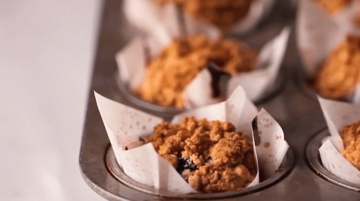 Video receta muffins blueberry