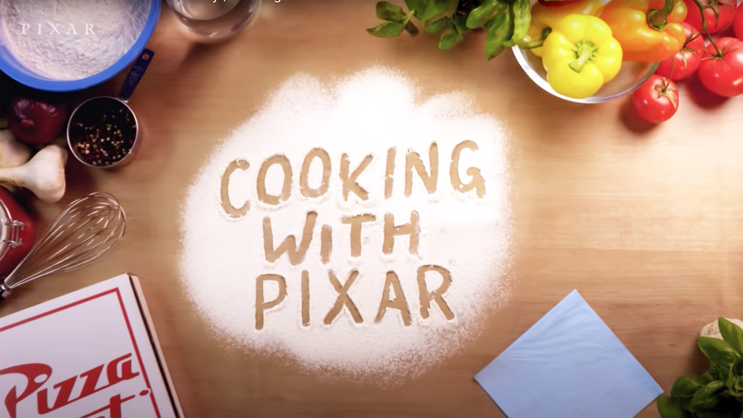cooking with pixar, Youtube, Disney, canal de cocina